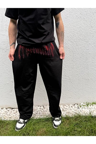 Crystall2m Κρυσταλλικό Κόκκινο Φαρδύ "