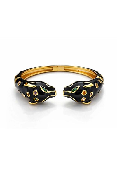 neslyaccessories سوار بانتر سباركل مينا بتفاصيل حجرية ملونة