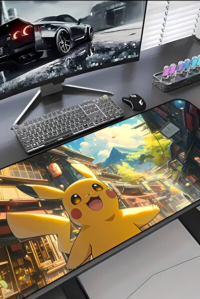 Charmbi Πικάτσου, Pokemon 30x70 Mouse Pad Gaming Mousepad, Αντιολισθητική Βάσ...