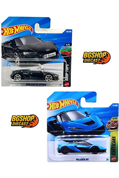 HOT WHEELS Mclaren W1 - 2019 Audi R8 Spyder