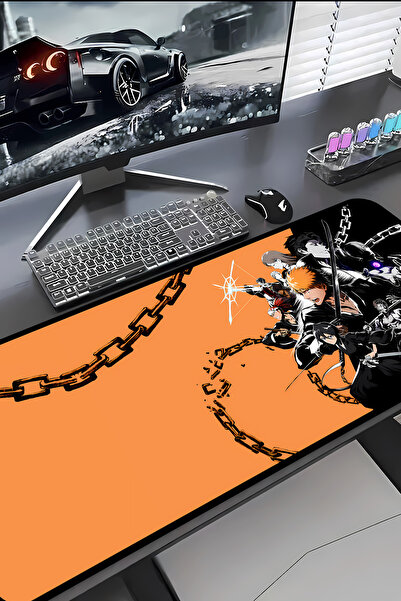 Charmbi Mousepad Gaming με θέμα Bleach 30x70 – Αντιολισθητική βάση, μεγάλου μ...