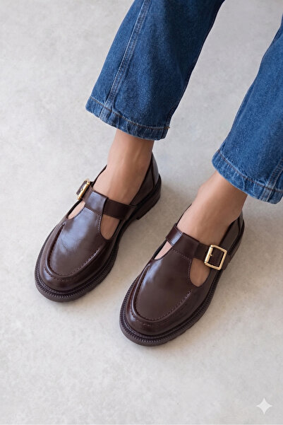 HVZ Exclusive Καφέ λουστρίνι παπούτσια Loafer Moccasin Casual Εργονομικά Άνετ...