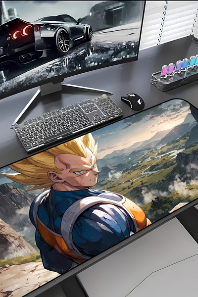 Charmbi Mousepad Dragon Ball Vegeta – Gaming Mousepad 30x70, Αντιολισθητική Β...