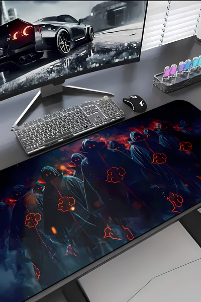 Charmbi Akatsuki, Naruto Temaled Mouse Pad – 30x70 Gaming Mousepad, Αντιολισθ...