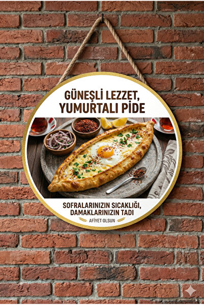 Mayeka Ornament decorativ din lemn pentru ușă de perete, cu tematică de pide ...
