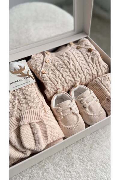 Nipperland %100 Organik Erkek Bebek Reglan Kol 5'li Set