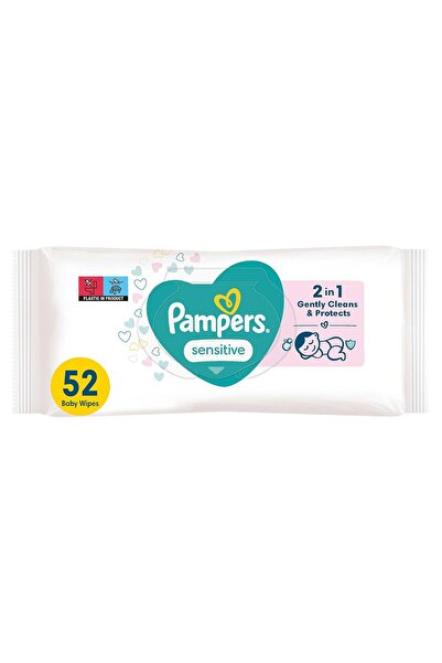 Pampers Sensitive Islak Bebek Mendili (1 = 52 Islak Mendil)