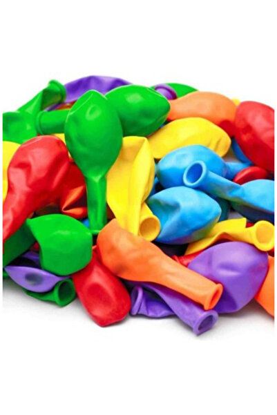 Merpak Ambalaj 9A Balon 100'lü Atom Balon Karışık Renkli 100 Adet