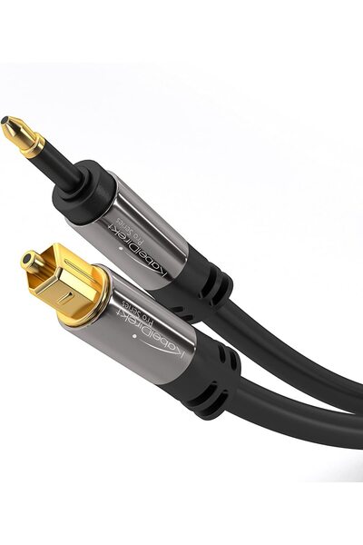 KABELDIREKT – Optik ses Mini-TOSLINK kablosu – 1,5m