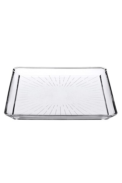 Paşabahçe Madlen Servis Tabağı 68683 Madlen Crystal Glass 24x24