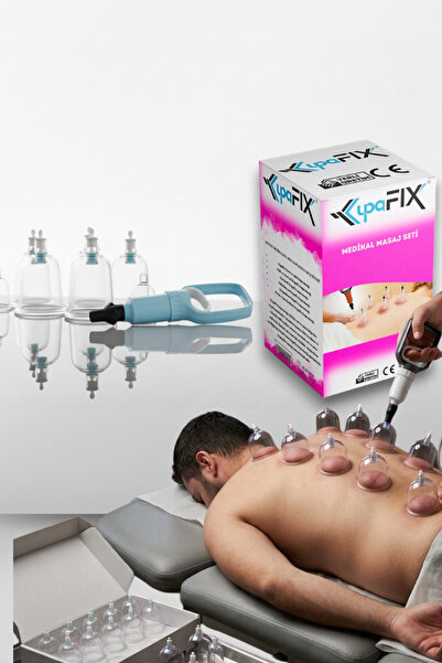 KUPAFİX 13 Parça Vakumlu Hacamat Kupa Bardak Çekme Seti -Selülit Ve Çatlak Gi...