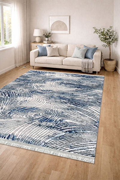 Home Kaymaz Dot Taban Dijital Baskılı Yıkanabilir Leke Tutmayan Halı Yolluk