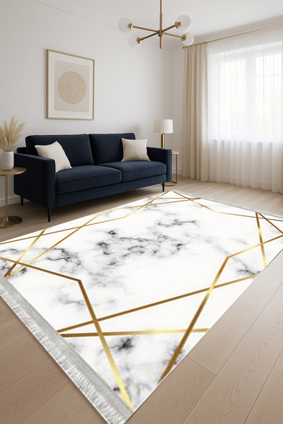 Home Dokuma taban Kaymaz Dijital Baskılı Yıkanabilir Leke Tutmayan Salon Halı...