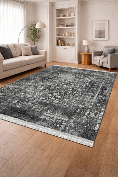 Home Kaymaz Dot Taban Dijital Baskılı Yıkanabilir Leke Tutmayan Halı Yolluk