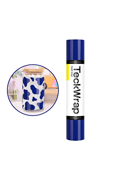 Ekonomik Seri Vinil - Glossy Impact Blue - 1 Rulo 30.48cm X 152.4cm