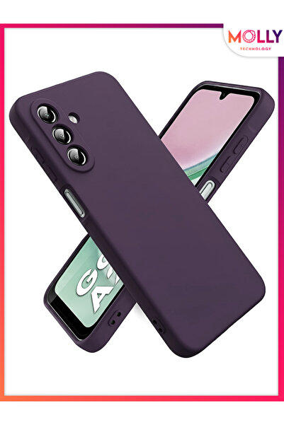 Molly SAMSUNG GALAXY A26 İçin Derin Mor Liquid İçi Kadife Mat Silikon Kılıf