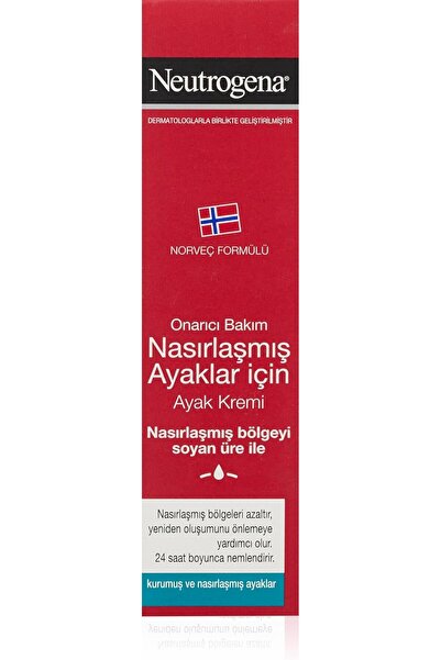 Neutrogena norveç formülü nasırlaşmış ayaklar için ayak kremi (50 ml)
