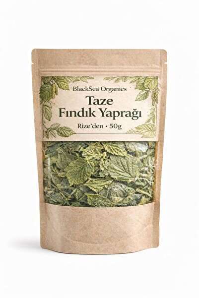 BlackSeaOrganics Fındık Yaprağı 50g – Rize’den Günlük Toplama – Doğal & Katkısız