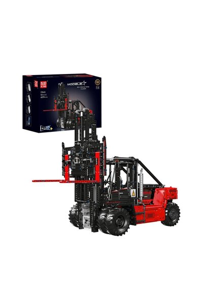 mouldking Mould King 17045 Heavy-duty Forklift Red Model Araç Yapı Seti – 457...