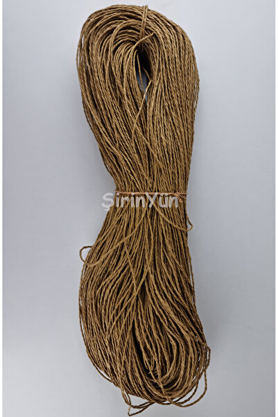 Şirin Yün Çile Kağıt İplik Koyu Bej 240 - 250 Gram