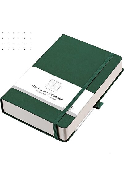 Generic AHGXG Dotted Notebook, 100gsm Thick Paper, Hardcover Faux Leather, In...