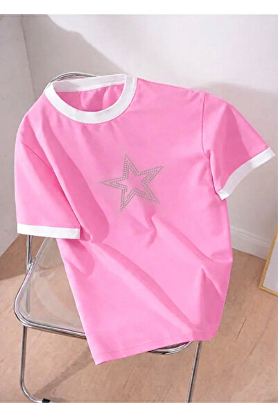 Mayer Butik Tricou unisex pentru bărbați/femei, cu imprimeu Star Stone, cu gu...