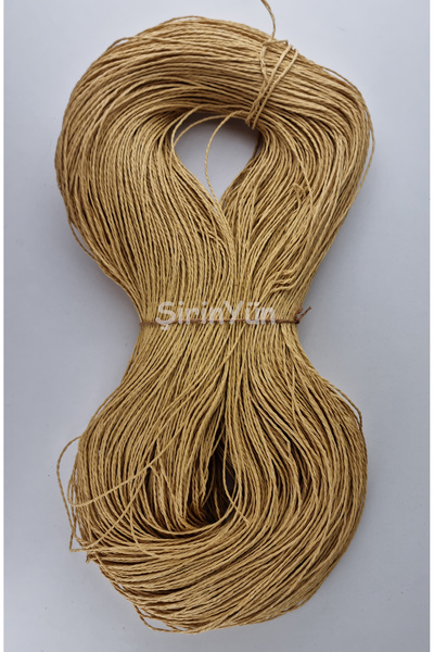 Şirin Yün Çile Kağıt İplik Açık Karamel 240 - 250 Gram