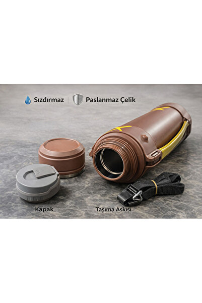ForWhat 2000ml Stainless Steel Double Layer Vacuum Thermos for Office Home Of...