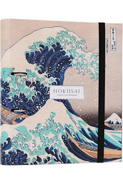 GRUPO ERIK Coconut Hokusai Ring Binder - 4 Ring Binders - 10.6 x 12.6 inches ...