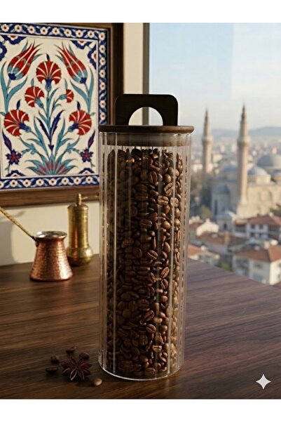 QBA Single Acacia Leak-Proof Jar with Stylish Lid