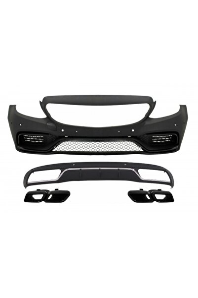 tuningset Εμπρόσθιος προφυλακτήρας χωρίς κεντρική μάσκα και διαχύτη με απολήξ...