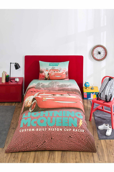 Özdilek Cars Mc Single Disney Licensed Elastic Children's Duvet Cover Set