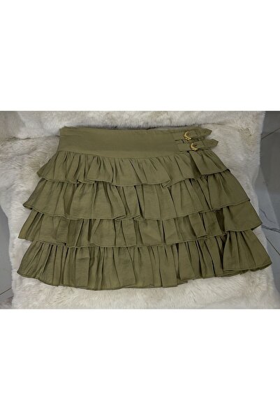 D&M BOUTİQUES FIRFIRLI ŞORTLU ETEK