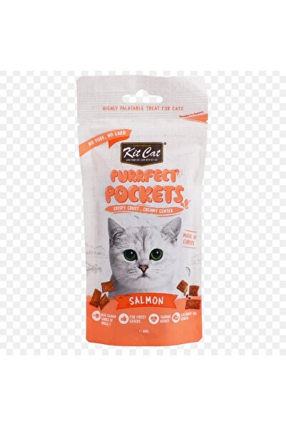 Kit Cat Kitt Kat Perfect Pockets Salmon Flavored Cat Treats