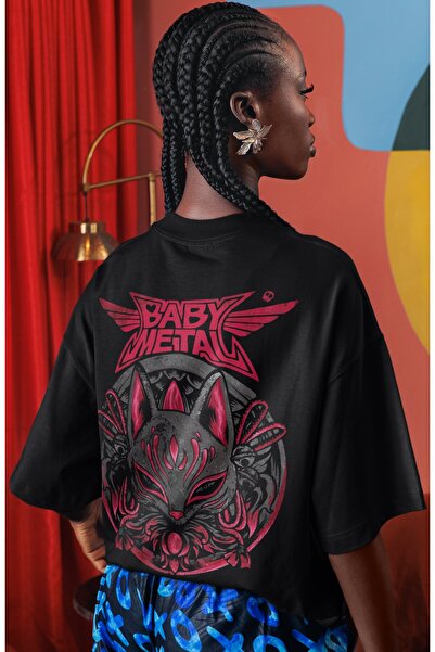SEVBANO Μπλουζάκι Unisex Oversize με στάμπα στην πλάτη του συγκροτήματος Baby...