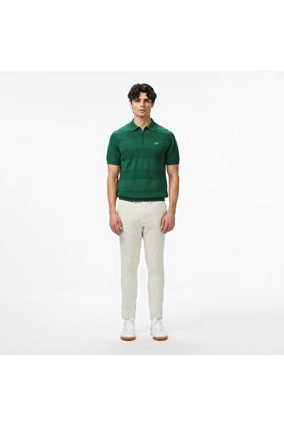 Lacoste Erkek Slim Fit Gri Chino Pantolon