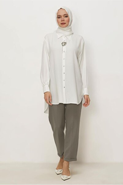 Alvina Shirt Collar Tunic 46402