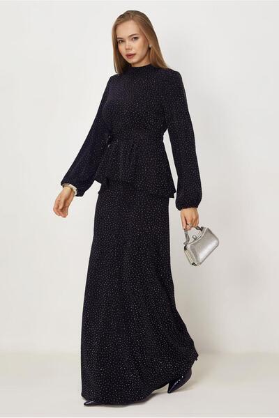 Alvina Belted Stone-Embellished Skirt Suit 46331