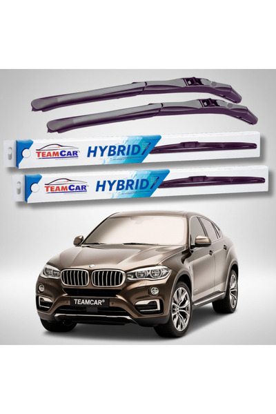 TEAMCAR BMW X6 F16 (2014-2019) Υβριδικά Μάκτρα Υαλοκαθαριστήρων |   Μπροστινό...