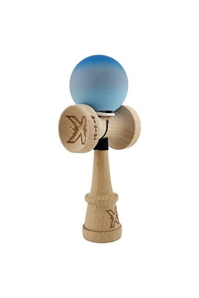 Cyrax Kendama X Original, Șnur 62/65 cm Gradient Albastru/Gri/Albastru deschis