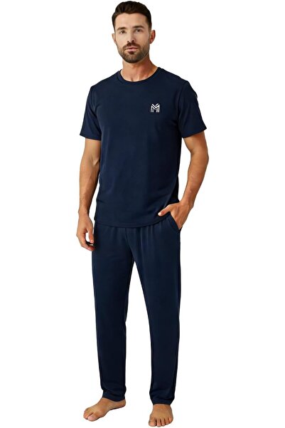 casme Mens Loungewear Sets Pajamas Set Top and Bottom Soft Sleepwear