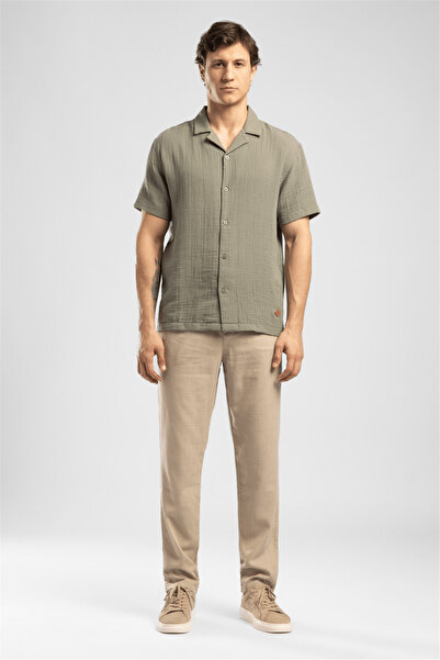 Lee Cooper Zarse Men's Regular Tapered Fit Pants White