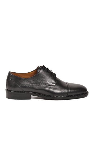 Aspor Black Genuine Leather Men's Classic Shoes