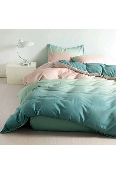 OEM Bed linen for double bed 2 people, 4 pieces, JHN, Satin cotton, AURA-0657