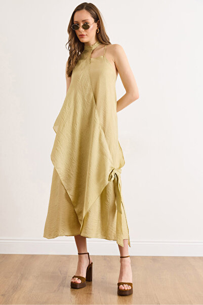 Olalook Γυναικείο φόρεμα Water Green Bohemian 2 τεμαχίων ELB-19002632