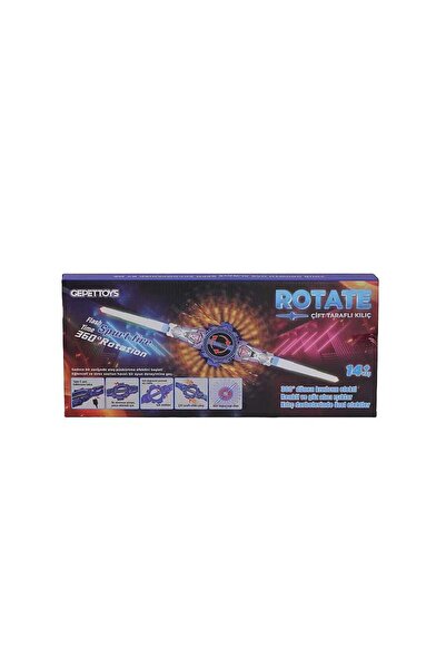 rastplay Kıvılcım Çıkaran Çift Taraflı 360 Derece Dönen Led Işın Kılıçı