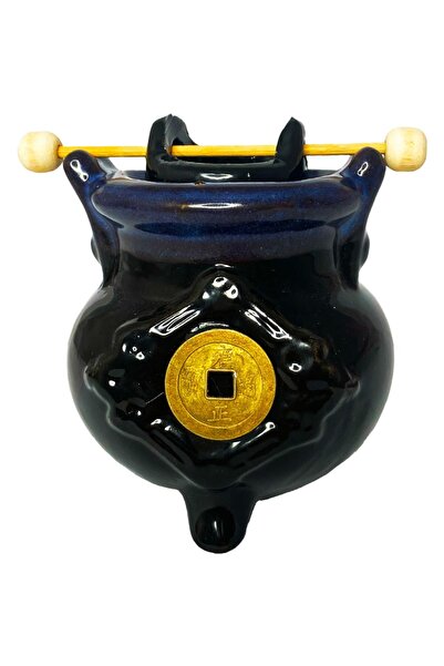 ZODIACOOL Vas aromaterapie Moneda norocoasa, pentru ulei și lumânări, ceramic...