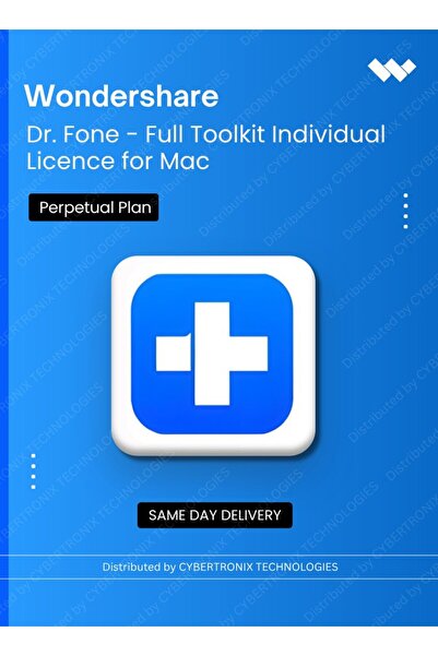 WonderShare Dr.Fone - ترخيص فردي لبرنامج Full Toolkit لنظام Mac | خطة دائمة |...