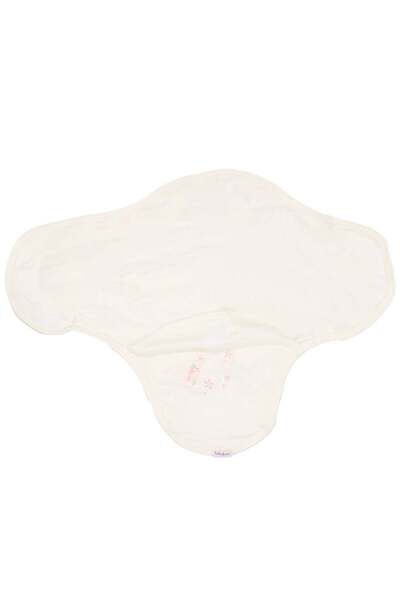 bebegen Baby Girl Ecru Powder Bird Printed Eco Swaddle