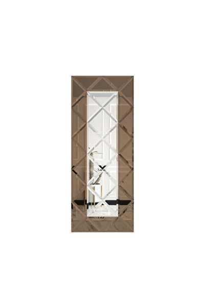 POTRO Oglinda cu fazeta 80 x 200 cm Bronze-Argintiu